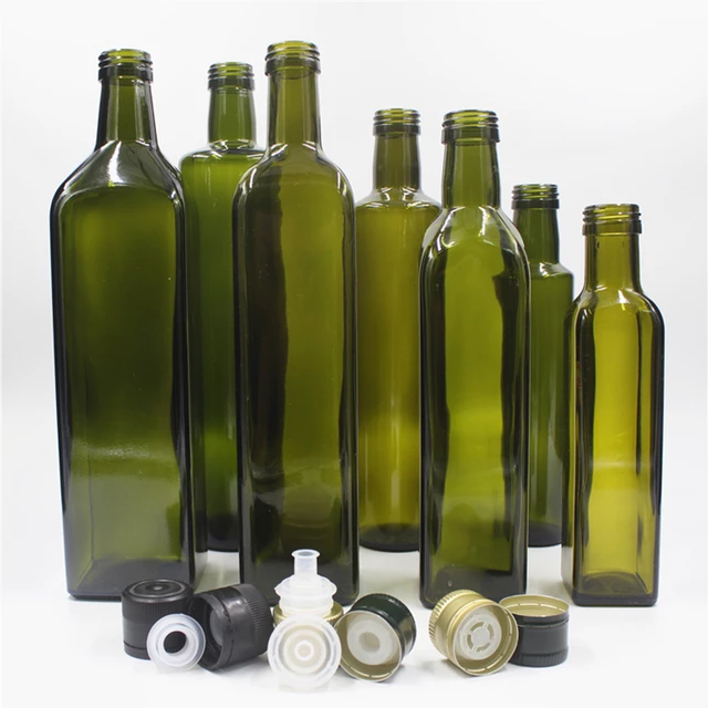 High Quality China wholesale factory 1L green colored glass